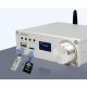Two-channel amplifier BRZHIFI Audio C40 Hi-Fi 130Wx2 based on TPA3250 and DAC ES9023 support Bluetooth and remote control Color Metallic